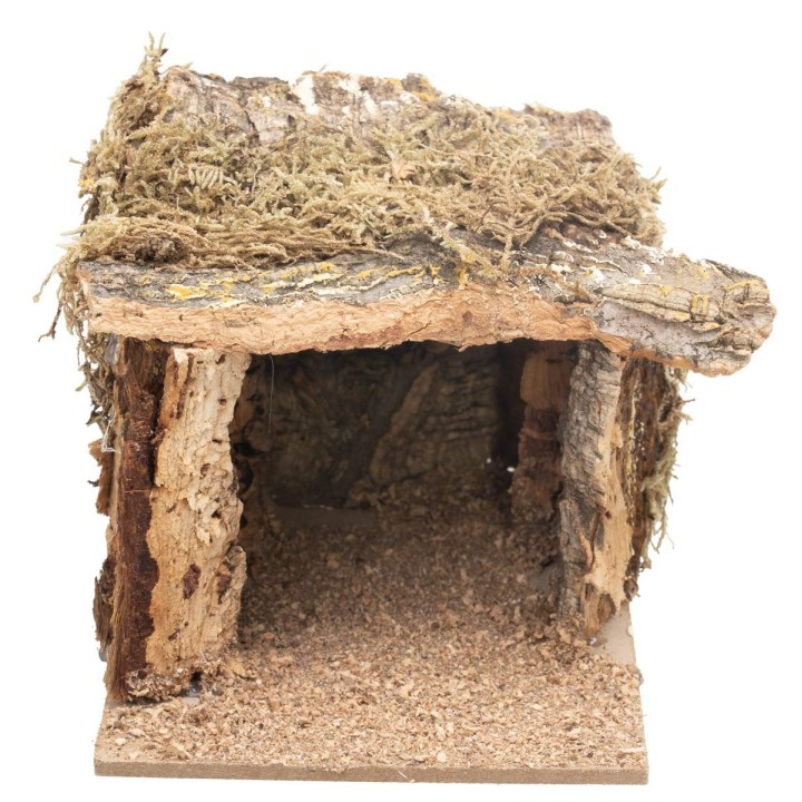 Cabaña con ranura central de 60x34,5x35 cm h