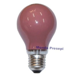 Lampada goccia 40W E27 Rossa