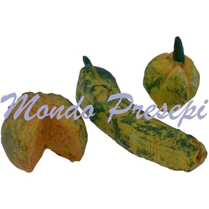 Conjunto de 3 calabazas cm 1-1,5-4