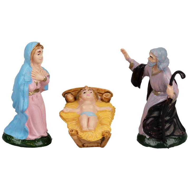 Natività set 3 pz serie 6,5 cm