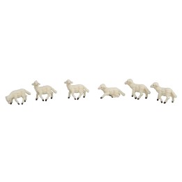 Gruppo di 6 pecore serie Euromarchi per statue da 7-8 cm