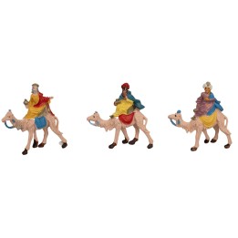 Tre Re Magi a cammello serie 4 cm Euromarchi