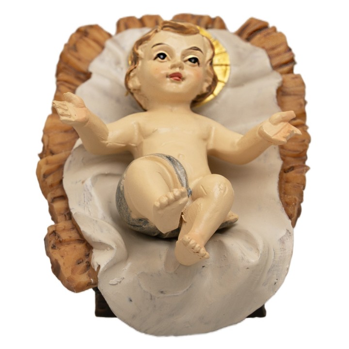 Baby Jesus with cradle, 9-10 cm series
