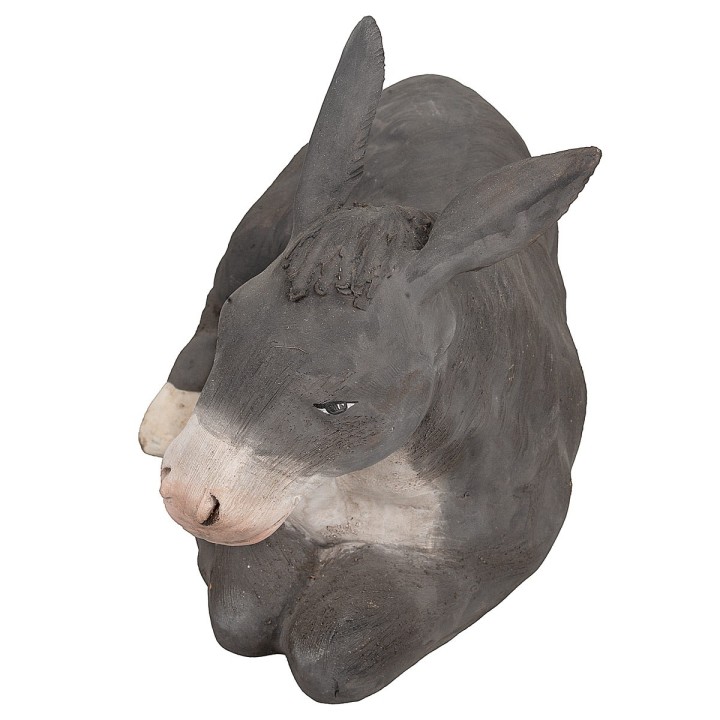 Asino in terracotta per statue da 30 cm