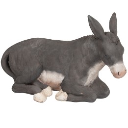 Donkey set and bue seated for statues 30 cm