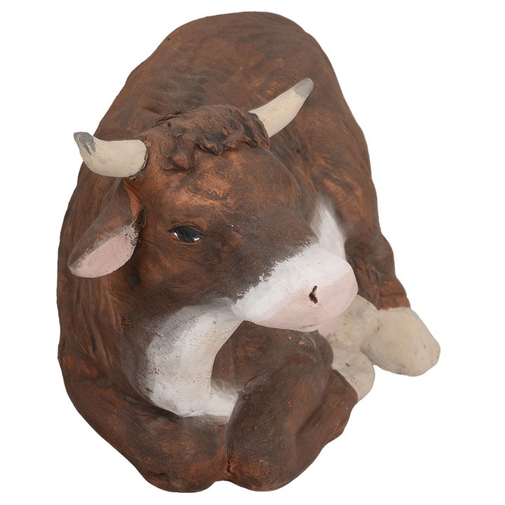 Bue in terracotta per statue da 30 cm