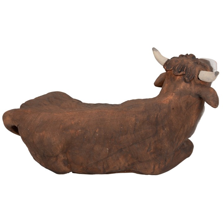 Bue in terracotta per statue da 30 cm