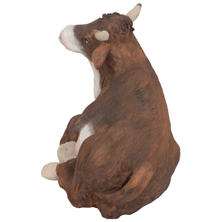 Bue in terracotta per statue da 30 cm