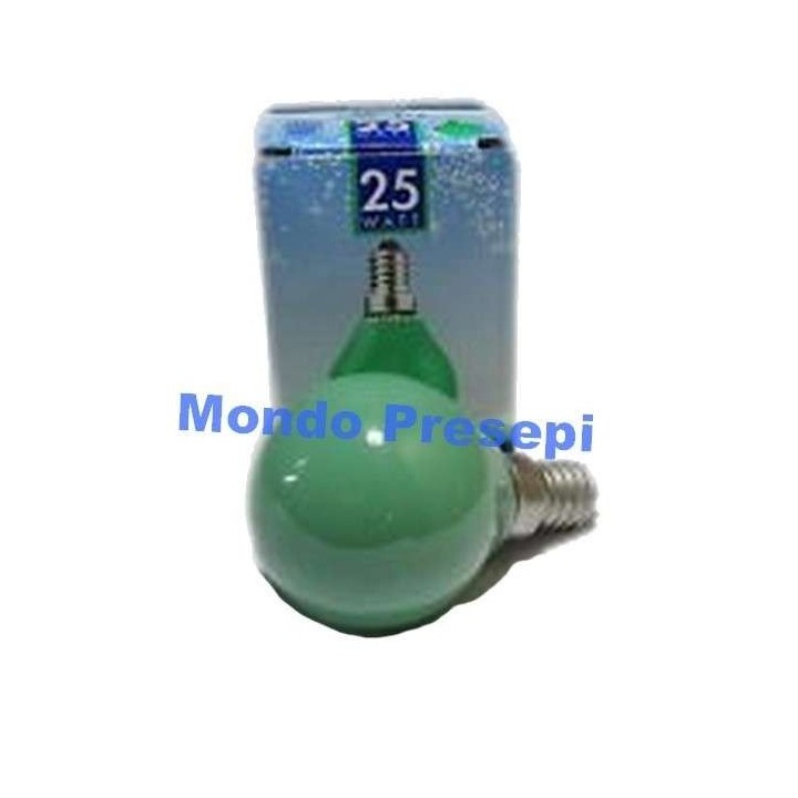 Lampada E14 - 25W verde