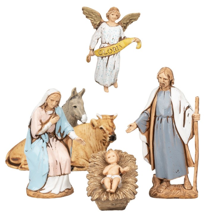 Natividad set 6 piezas cm 6,5 cost.