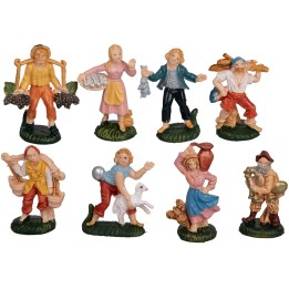 Set 8 soggetti serie 4 cm Euromarchi
