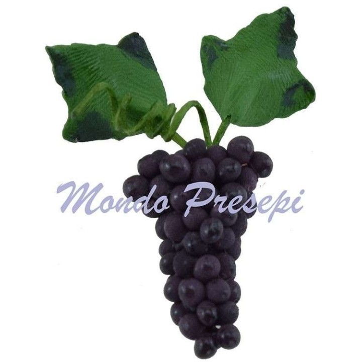 Grappolo d'uva nera cm 2
