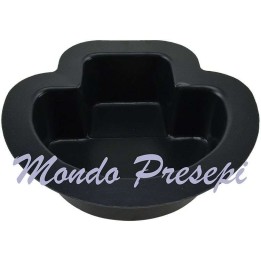 Large semicircle tray cm 14x14x5 h