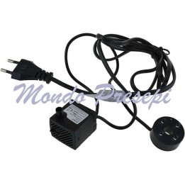 Pompa 150 l/h con led bianchi altezza 40 cm