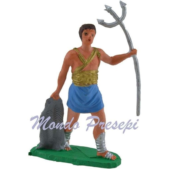 Gladiatore con tridente cm 7