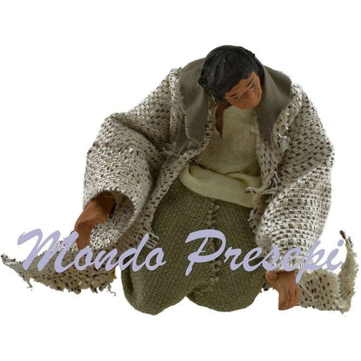 Hombre de rodillas de 12 cm articulado