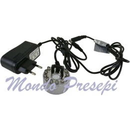 Nebulizer with colored led lights complete with power supply