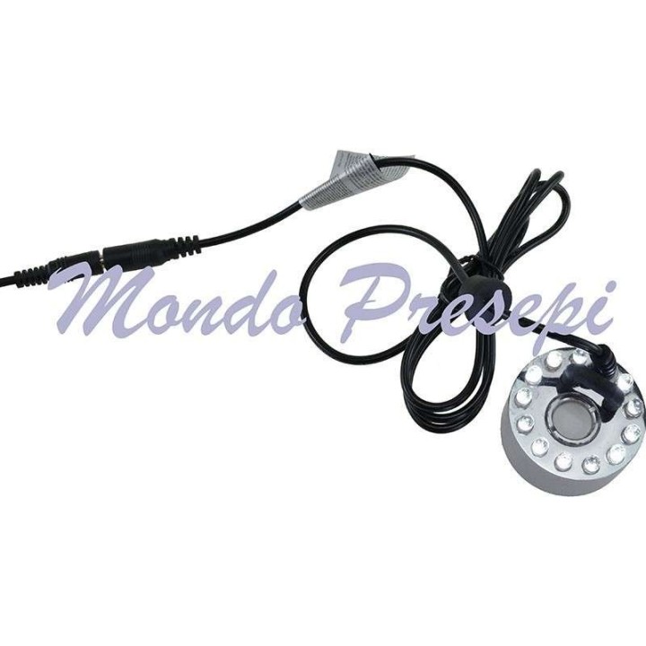 Nebulizador con luces LED blancas completo de alimentador -