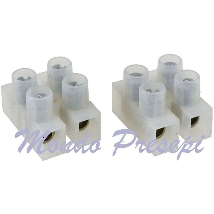 Set of 2 clamps, connectors for cable connection