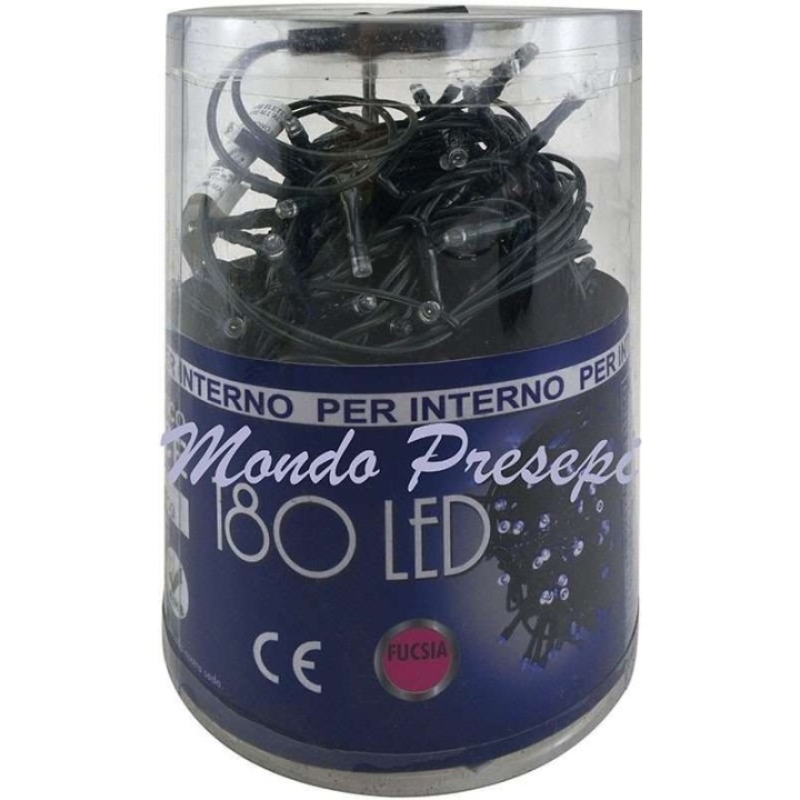Chain 180 led's fuchsia with light games