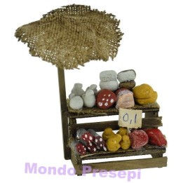 Banco salumi con ombrellone
