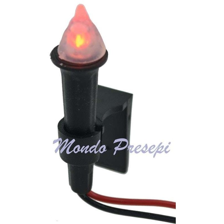Torch flickering led 8 mm 12v. 