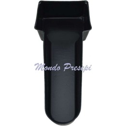 Vaschetta nera fontana cm 5,5x15,5x3,5 h