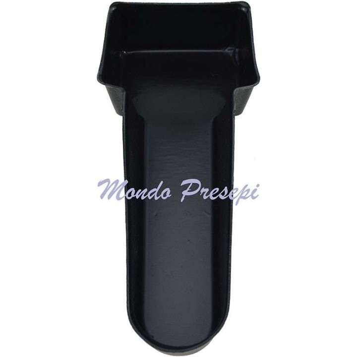 Vaschetta nera fontana cm 5,5x15,5x3,5 h