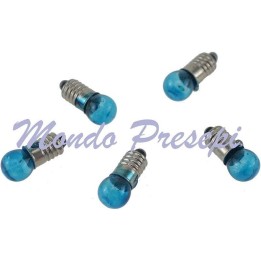 Busta 5 lampadine azzurre att. 