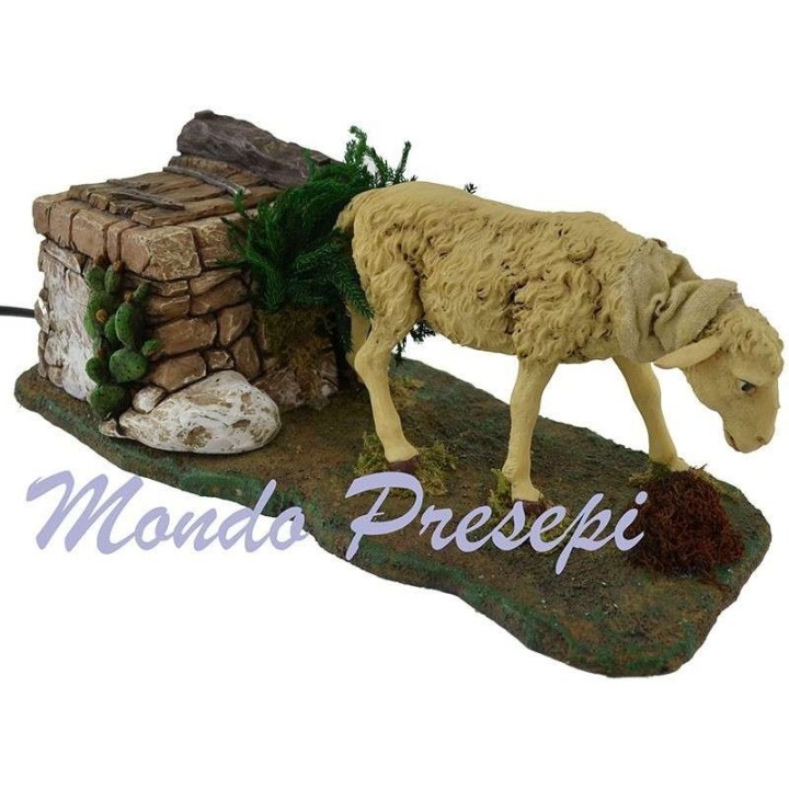 Oveja en movimiento para estatuas de 30 cm de altura.