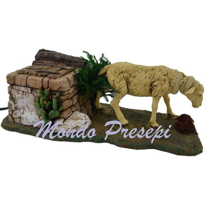 Pecora in movimento per statue cm 30 h.