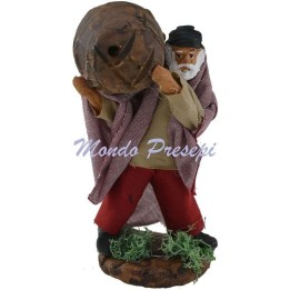 Hombre con barril a hombros cm 10