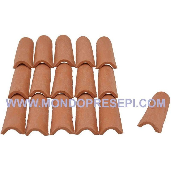 Coppi in terracotta presepi mm 17x32 disponibile in