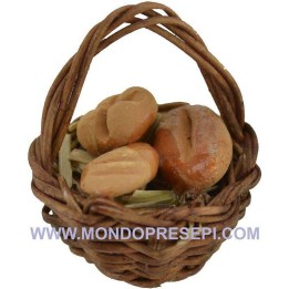 Cesto con pane Ø 2,5 cm