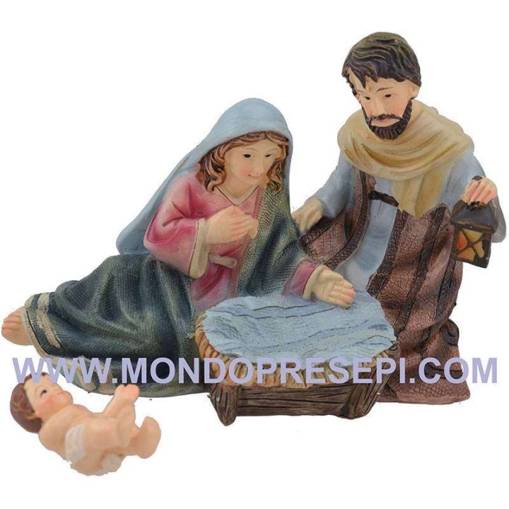 Natività cm 10 con maria sdraiata