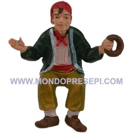 Man with donut 7 cm Euro