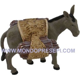 Burro con haces de leña