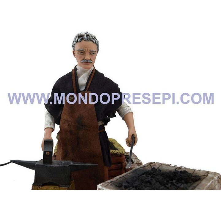 Blacksmith, 30 cm, with double movement