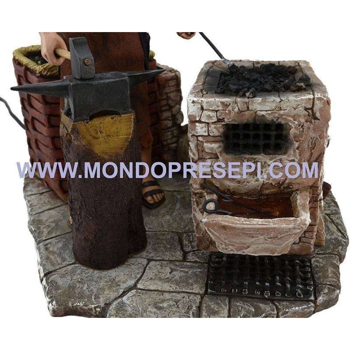 Blacksmith, 30 cm, with double movement