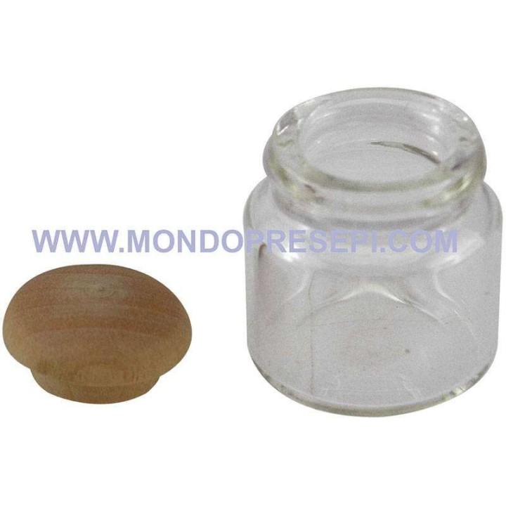 Tarro con tapa de 2 cm