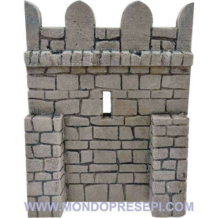 Fondaco in resina con pietre cm 13x9x17 h.