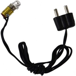 Led E5,5 bianca luce calda con portalampade e spinetta