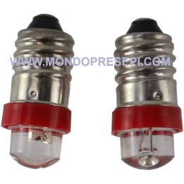 Set de 2 LEDs de luz roja difusa 3-3,5v. 