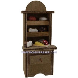 Credenza con cibo cm 5x4x13 h.