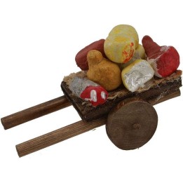 Carretto salumi e formaggi cm 5,5x3x2 h.