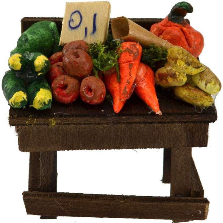 Banco frutta e verdura cm 6x5x4,5 h.