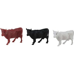 Conjunto de 3 vacas 4 cm