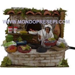 Cook with oven working 10-11 cm