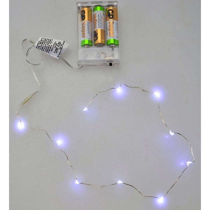 10 Micro Led with cold light batteries