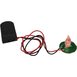 Effetto fuoco presepe a led tremolante con fiamma a batterie